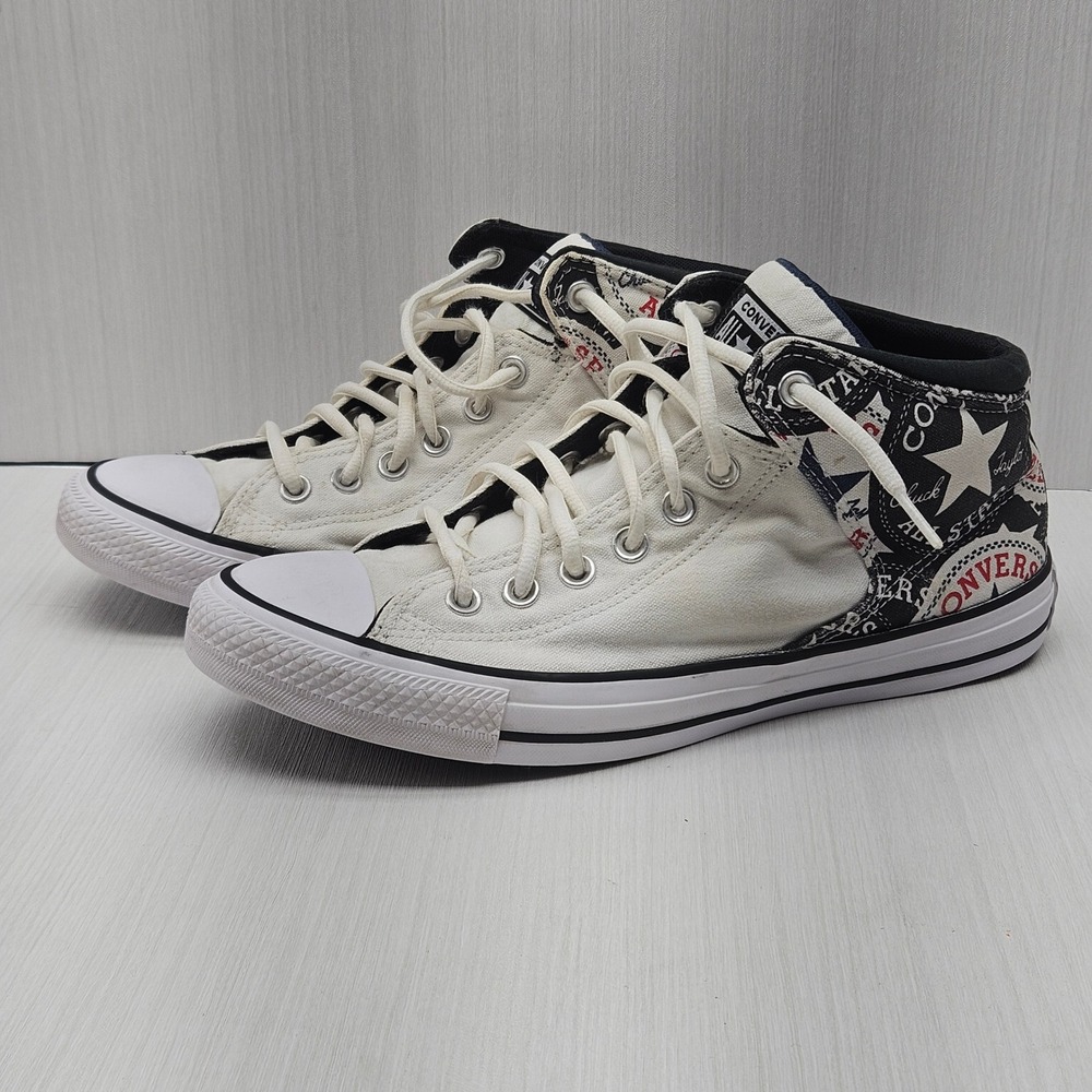 Converse Chuck Taylor All Star Madison Mid Top Logo Collage Sneakers 166957F